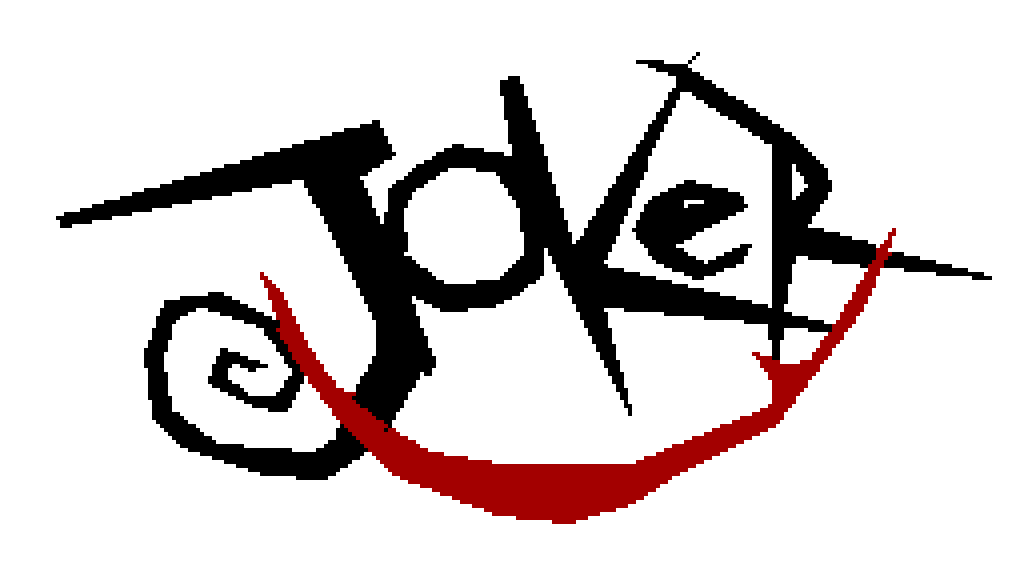 Pixilart - Joker Logo by Scribble
